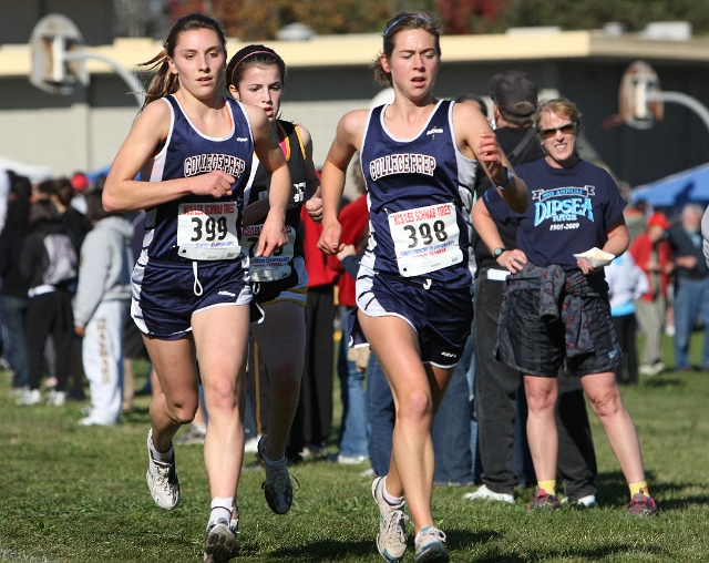 NCS XC D5 Girls-071.JPG - 2009 North Coast Section Cross Country Championships, Hayward High School, Hayward, California